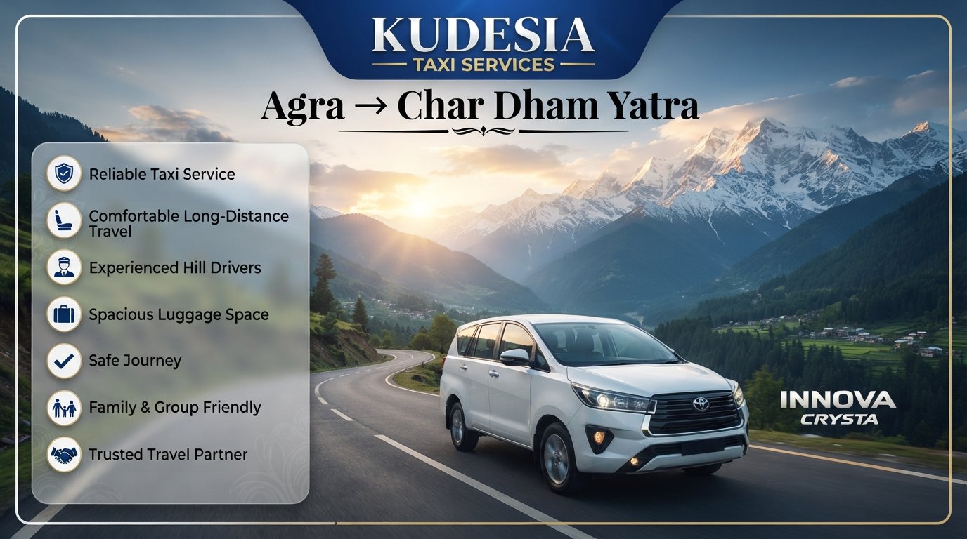 Agra to Chardham